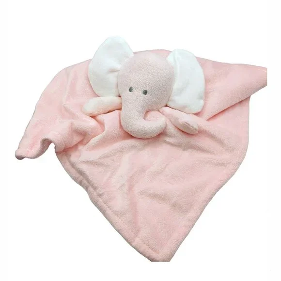 Nuby Baby Toys Nuby Baby Pink Elephant Security Blanket Plush Lovey Nunu Poshmark